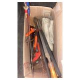 Box lot of tools