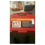 Double flaring tool and tube cutter