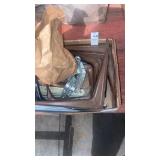 Tray lot of shelving hardware