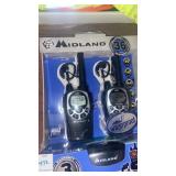 2 sets of midland 2 way radios