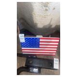 Us flag hitch cover
