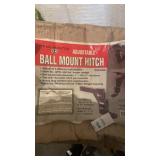 Adjustable ball mount hitch