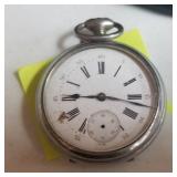 Key wind pocket watch - works