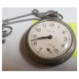 Bulls Eye pocket watch works