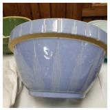 Blue Cresant Moon & Stars large Stoneware bowl