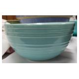 Vintage Jade green Stoneware bowl