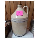 Crock jug blue stripe