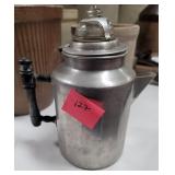 Vintage stovetop coffee pot complete