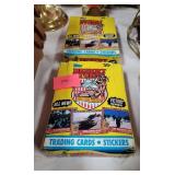 Two boxes Topps Desert Storm trading cards 1991