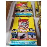 Two boxes Topps Desert Storm trading cards 1991