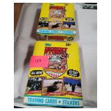 Two boxes Topps Desert Storm trading cards 1991