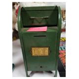 Mail box coin bank