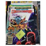 Stack of Marvel comic books