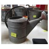 Galvanized plant water can complete