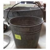 Galvanized pail