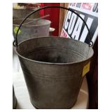 Galvanized bucket