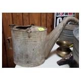 Vintage Gas Station Galvanized water can