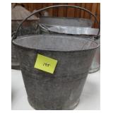 Galvanized bucket