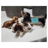 Dachshund planter and 2 pup