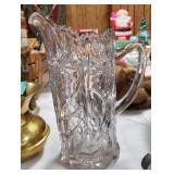 Lead crystal pitcher