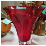 Ruby Red vase