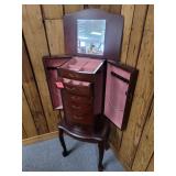 Large jewelry armoire