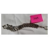 1950s Sicilian coin bracelet