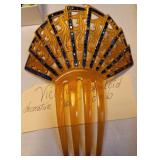 Victorian celluloid hair pin