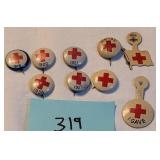 WW1-WW2 Red Cross pins