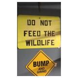 18" x 24" Do Not Feed the Wildlife sign