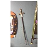 32" decorative sword