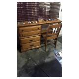 Maple Desk and Chair