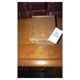 Small empty wooden box