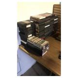 Empty movie and CD cases