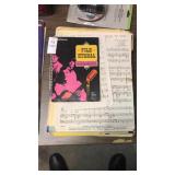 Books and Sheets of Music
