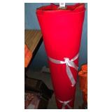 Roll of red felt 36 inches wide