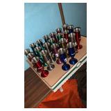 Lot of cordial loving cups 22