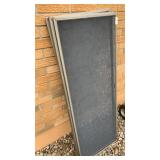 4 Window screens 20 1/2 inches x 55 1/2 inches