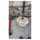 Metal flower pot hanger 5 ft tall