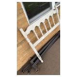 Twin headboard with frame