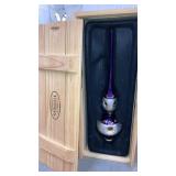 13" blown glass Christmas tree topper Thomas