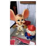 1977  mouse bank & Brinns clown bank