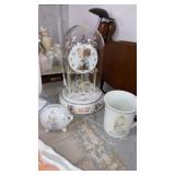 Precious Moments dome clock, mug & bank Love One