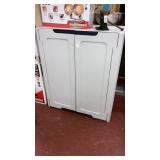 2-door poly storage cabinet 30"w x 18-1/2" d x