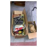 2 boxes tools hardware asst