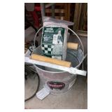 New Behrens galvanized mop bucket & mop head