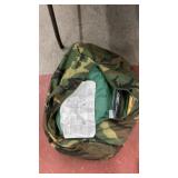 Eureka tent in camo tote bag