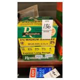 2 boxes of Remington 12 ga ammo