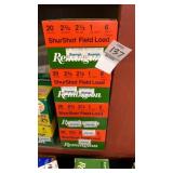 4 boxes of Remington 20 ga ammo