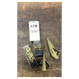 2 steel broad heads with collars